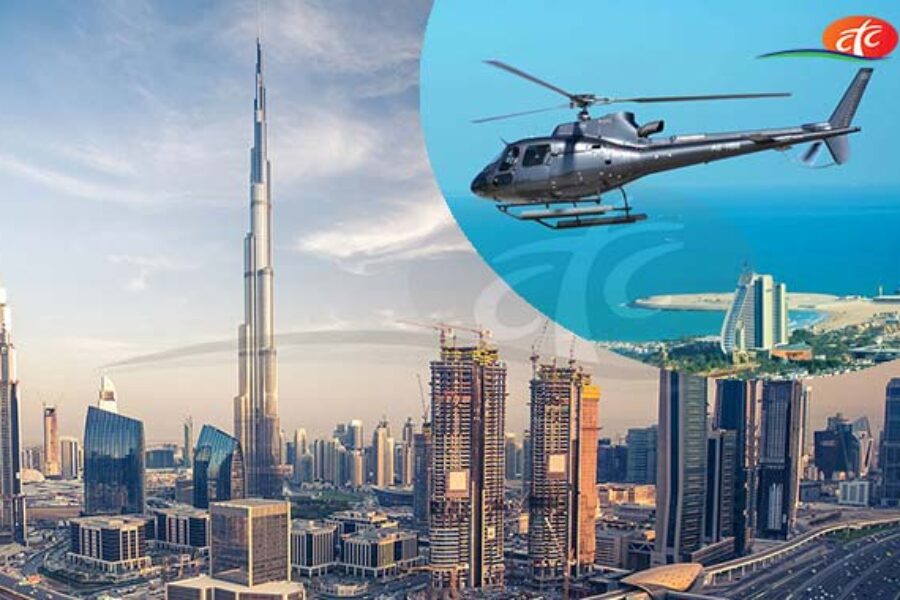 Dubai Helicopter Tour and At the Top Burj Khalifa