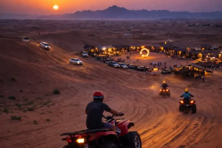 Evening Desert Safari With Quad Bike