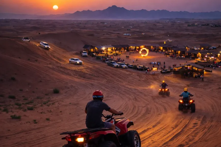 Evening Desert Safari With Quad Bike