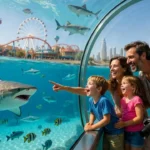 Family enjoying Dubai family tours while visiting kid-friendly attractions and theme parks in Dubai.